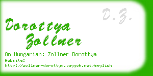 dorottya zollner business card